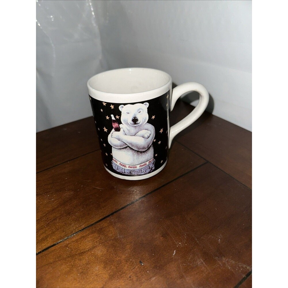 Vintage Gibson Coca Cola Polar Bear Mug Coke Underwear Jeans Coffee 1999